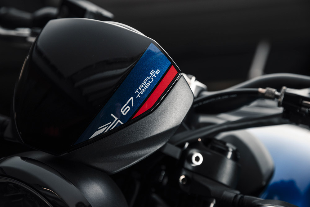 2026 Triumph Trident Triple Tribute SE nacelle