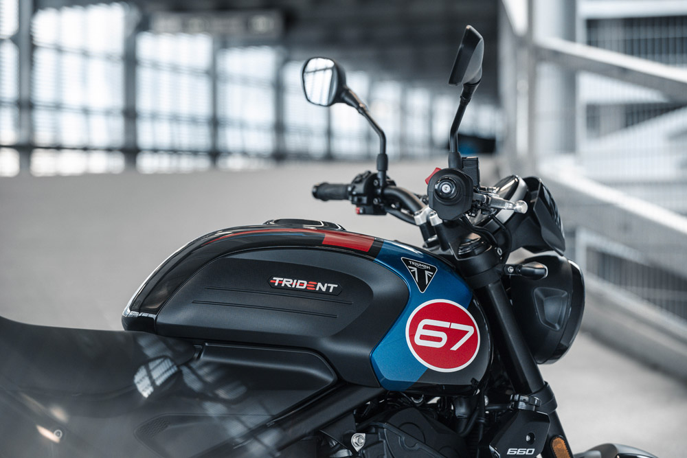 2026 Triumph Trident Triple Tribute SE tank