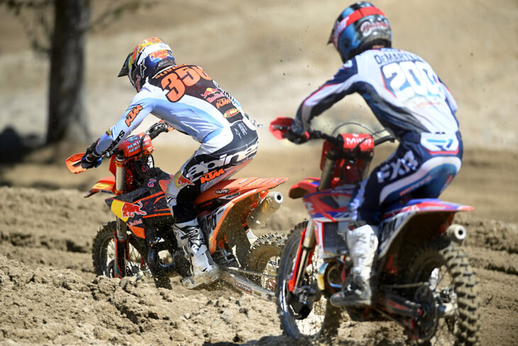 Dante Oliveira and Dare DeMartile at 2025 World Two-Stroke Championships