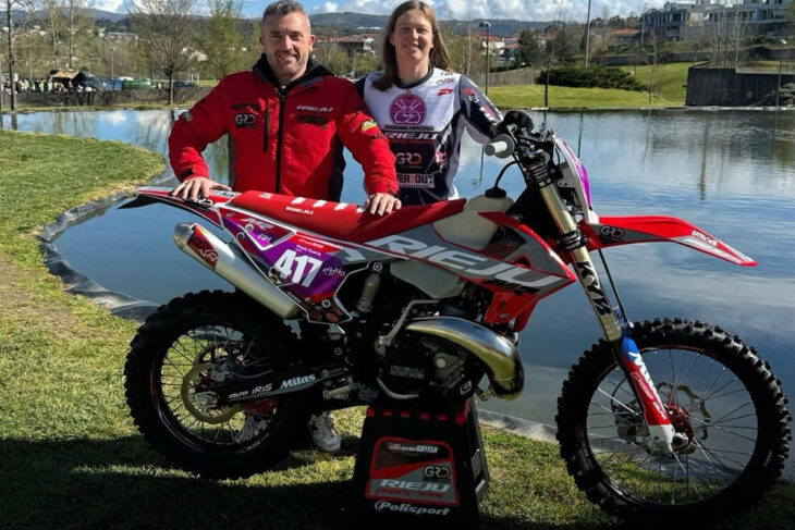 Rieju Factory Team rider Rachel Gutish