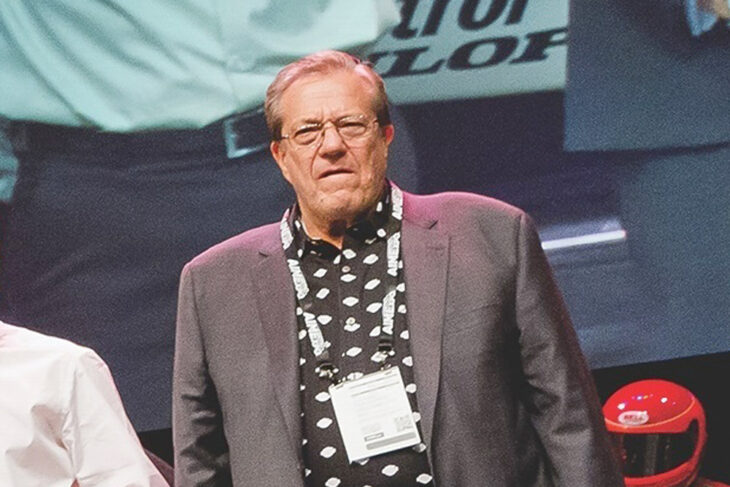 Richard Teerlink on the far right at his 2015 AMA Hall of Fame Induction. Photo Courtesy of AMA Archives