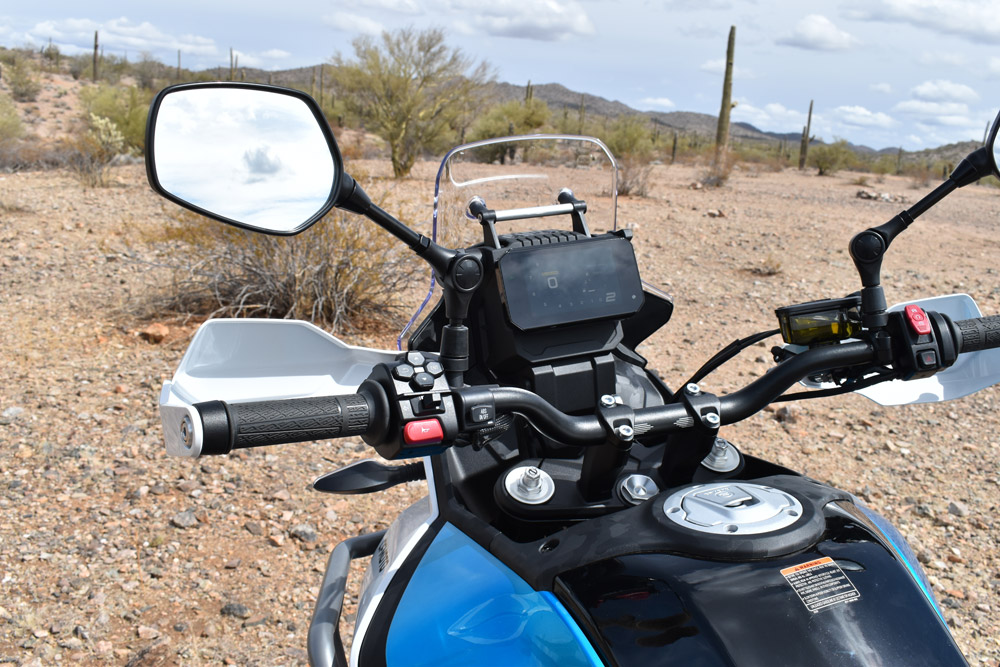 2025 CFMOTO IBEX 450 cockpit