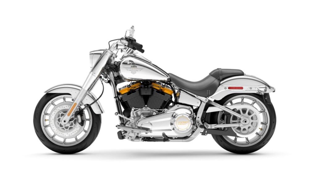 2025 Harley-Davidson Fat Boy Gray Ghost left side