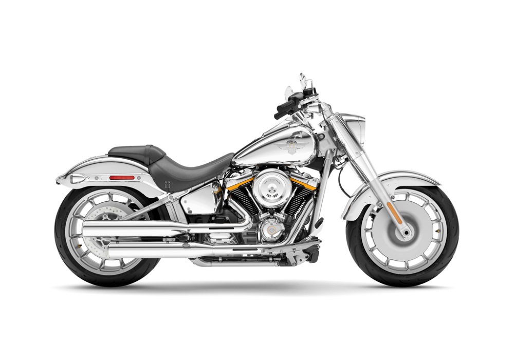 2025 Harley-Davidson Fat Boy Gray Ghost right side