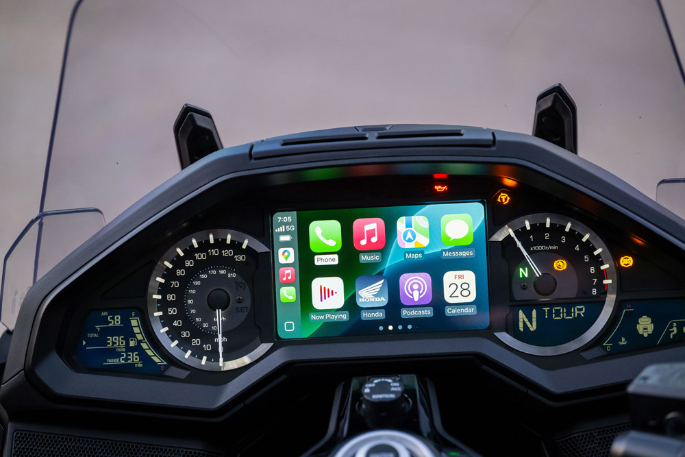 2025 Honda Gold Wing 50th Anniversary dash