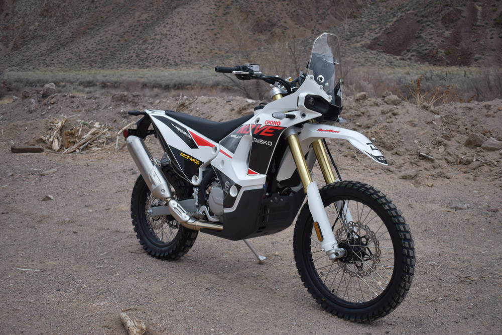 2025 Kove 450 Rally right side