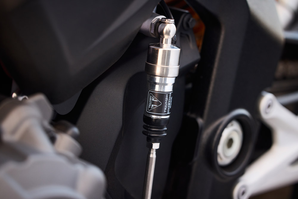 2025 Triumph Speed Triple 1200 RX steering damper