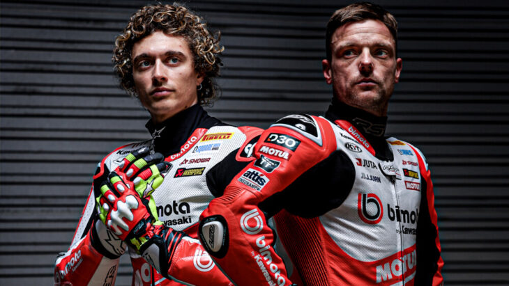 Axel Bassani (left) and Alex Lowes