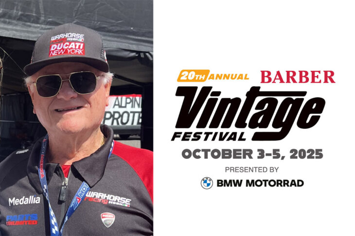 Eraldo Ferracci grand marshal for 2025 Barber Vintage Festival
