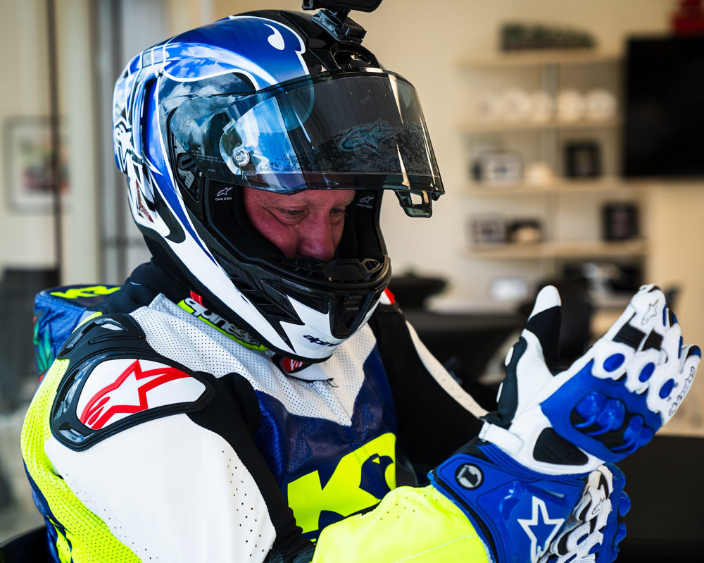 Kenny Roberts Jr. on the Team Roberts KR211V at Barber Motorsports