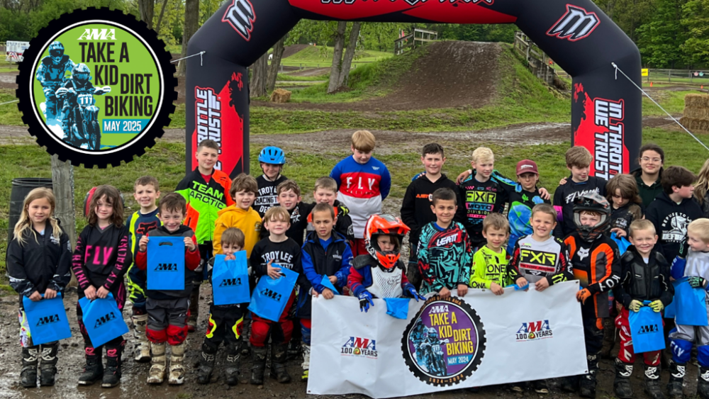 Motorcycle riding kids Photo by Palmyra Racing Association