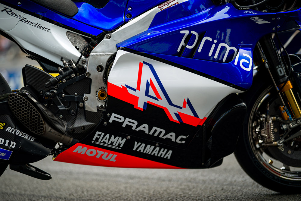 Prima Pramac Yamaha MotoGP Runs Special Alpine Livery at French Grand Prix