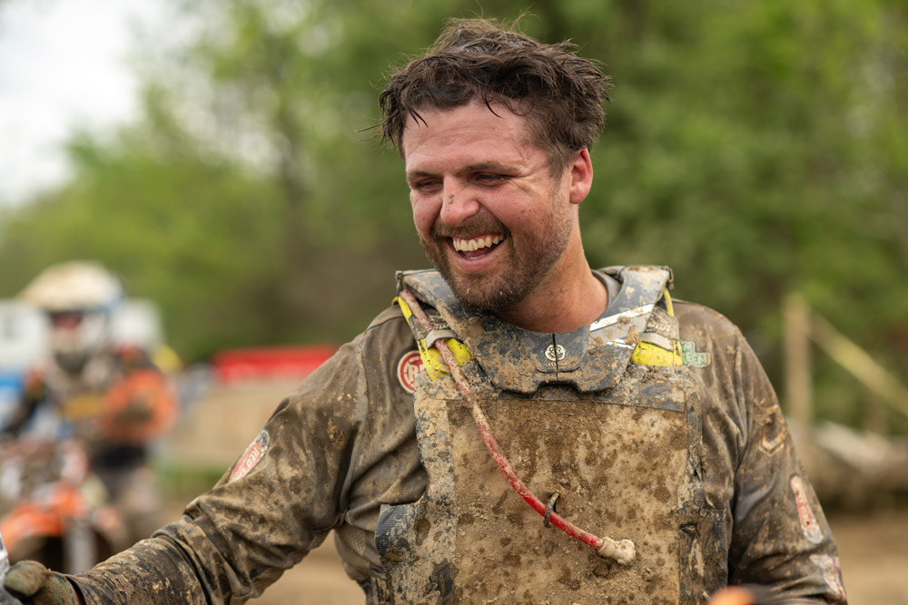 Steward Baylor at 2025 Powerline Park GNCC