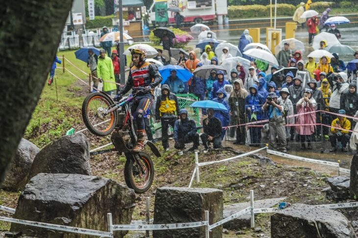 Toni Bou at the FIM TrialGP of Japan