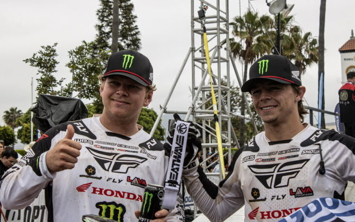 Carter Klein (left) and Tyler Lynn (right) at 2025 Baja 500
