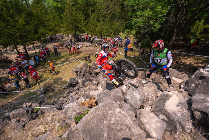 Jorge Casales at 2025 AMA NATC MotoTrials Nebraska