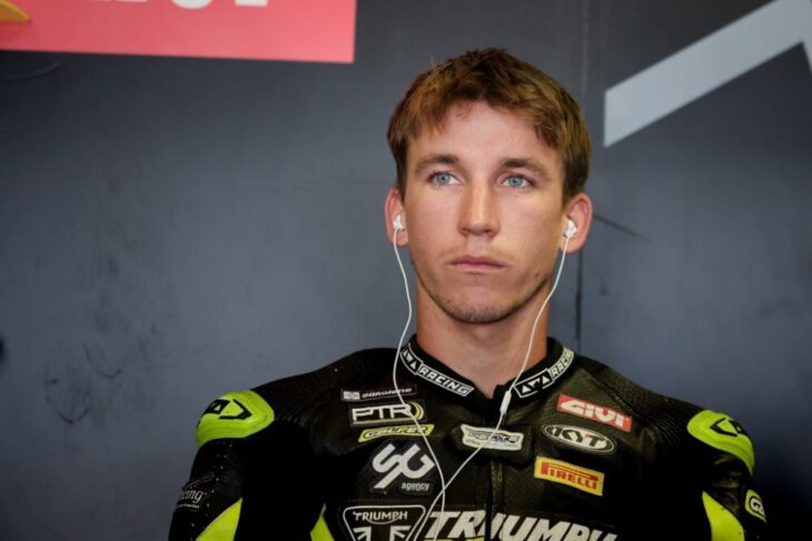 Triumph World Supersport rider Oli Bayliss