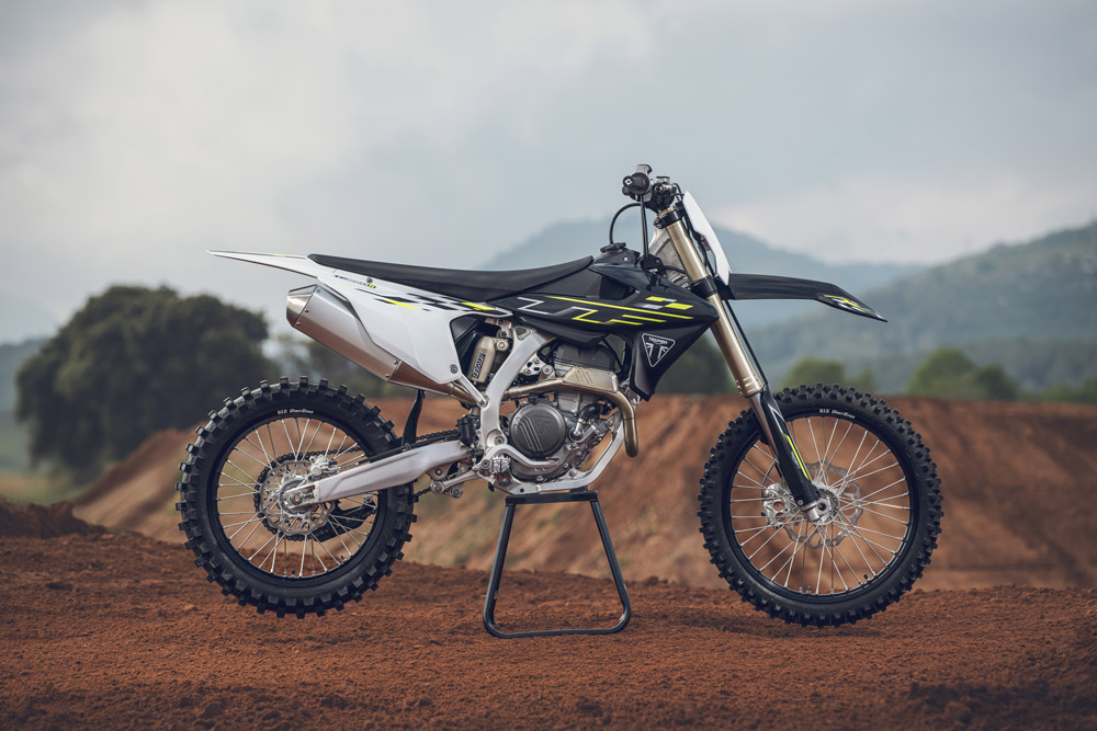 2026 Triumph TF 250-X right side 2026 Triumph TF 250-X right side