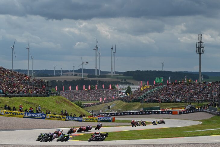 MotoGP at the Sachsenring in Germany