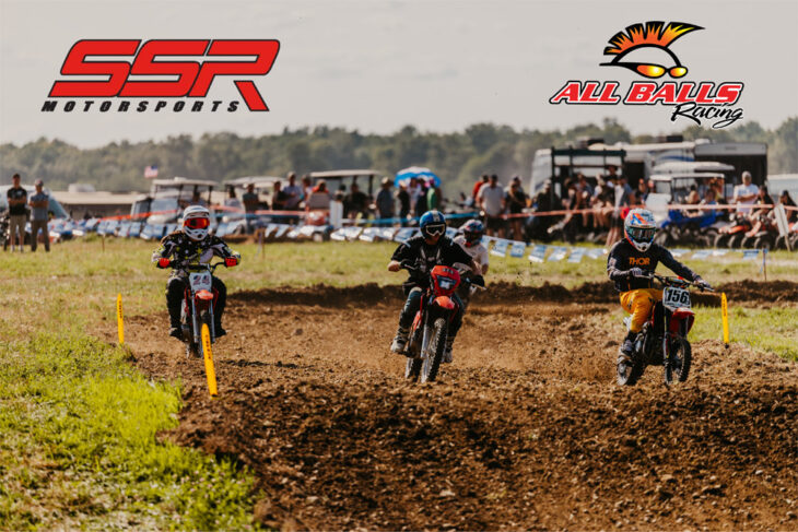 SSR Motorsports, All Balls Racing Sponsor Pit Bike Racing at Permco AMA Vintage Motorcycle Days Presented by Turn 14 Distribution