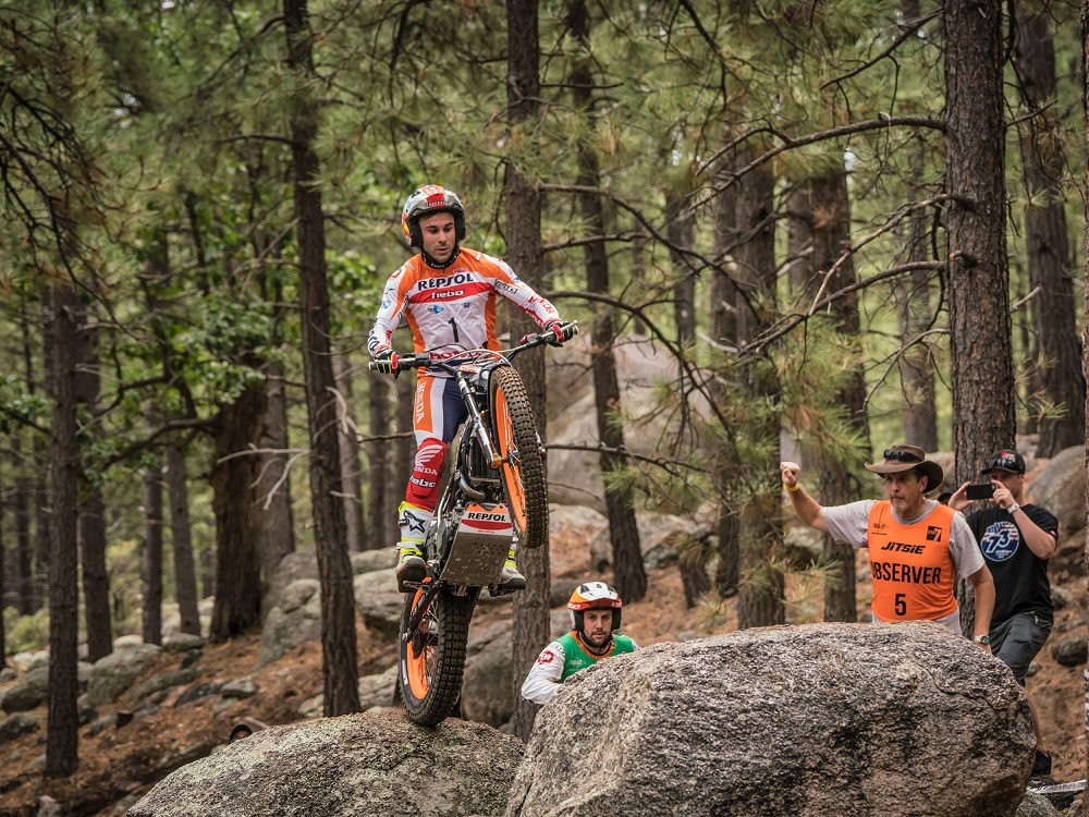 Toni Bou at 2017 TrialGP of USA, Kingman AZ Photo by Pep Segales