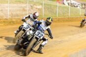 Briar Bauman (3) and Dallas Daniels (32) at Peoria TT