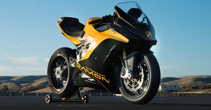 Damon Hypersport Race (HSR) electric motorcycle