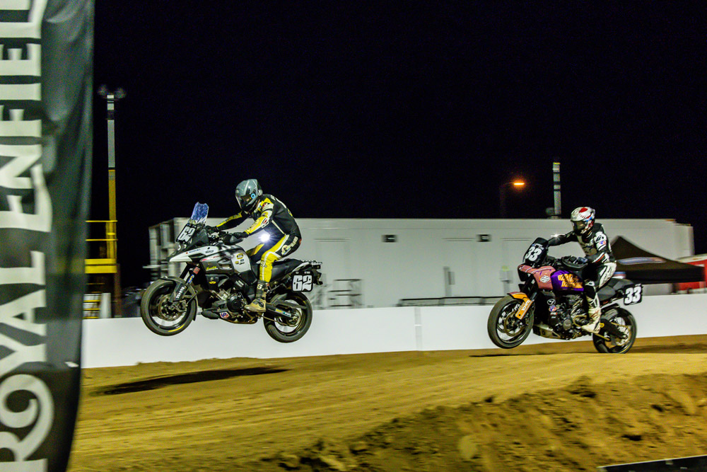 Dan Bromley (62) and Jesse Janisch at 2025 Sturgis TT