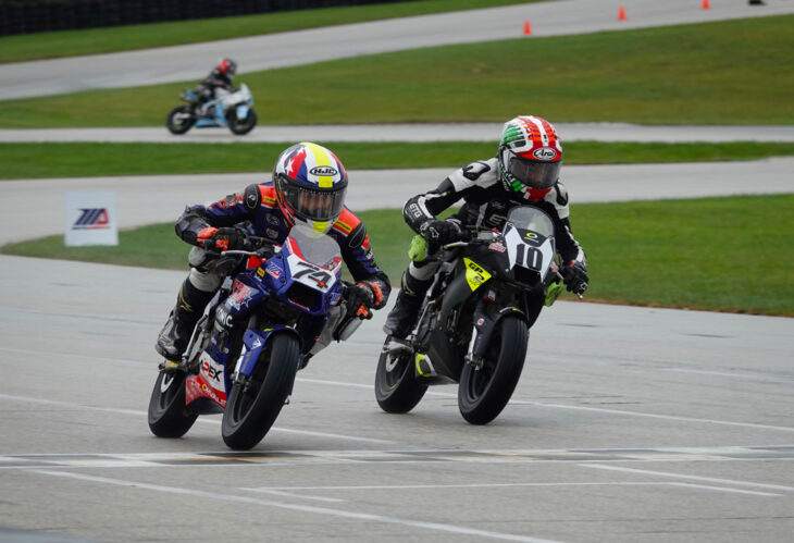GP 190 racers at 2025 MotoAmerica Mini Cup Final