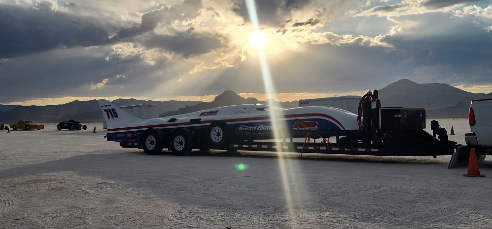 Speed Demon Racing's streamliner, the Speed Demon III