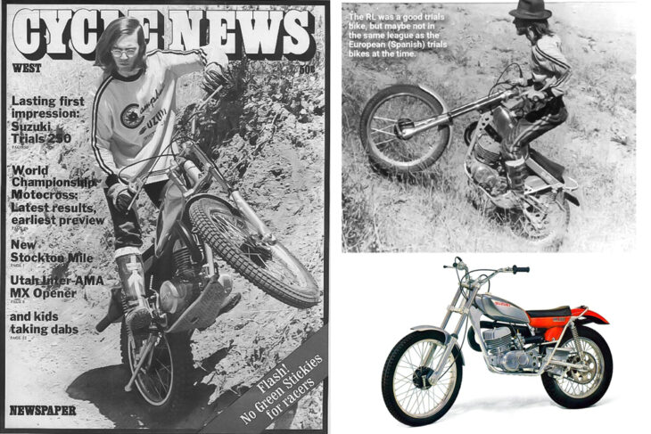 Cycle News Archives Column | Suzuki RL 250 Exacta Trial bike
