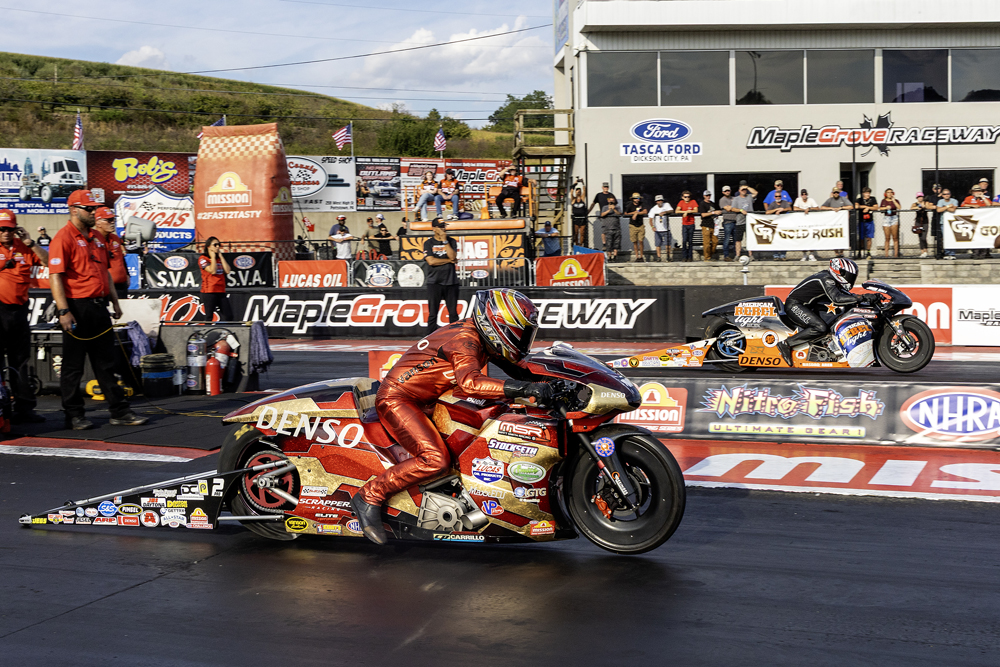 John Hall and Matt Smith at 2025 NHRA Reading Nationals