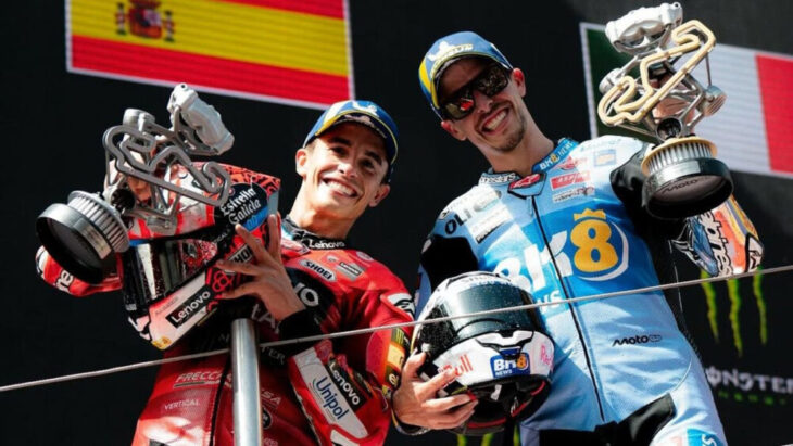 Marc and Alex Marquez at Catalonia GP