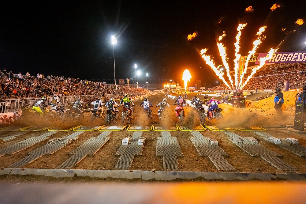 SMX Race start las Vegas 2024