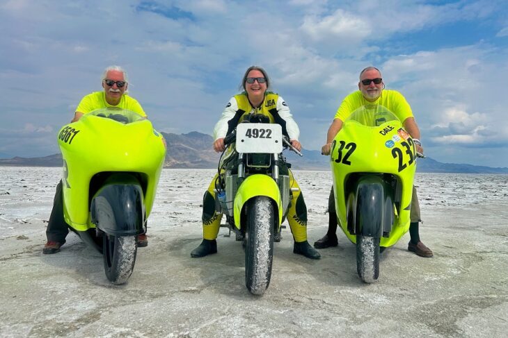 Zlock Racing, 2025 Bonneville Motorcycle Speed Trials Photo by Sean Lawless
