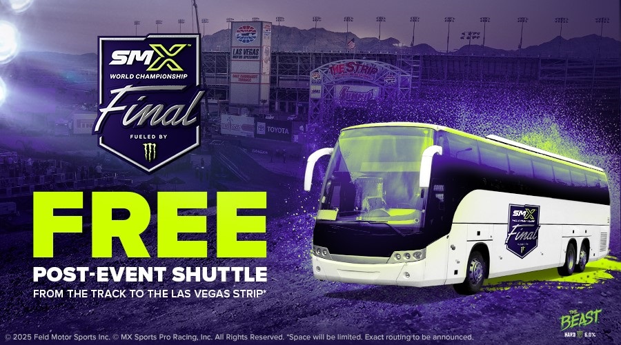 free shuttle SMX Las Vegas