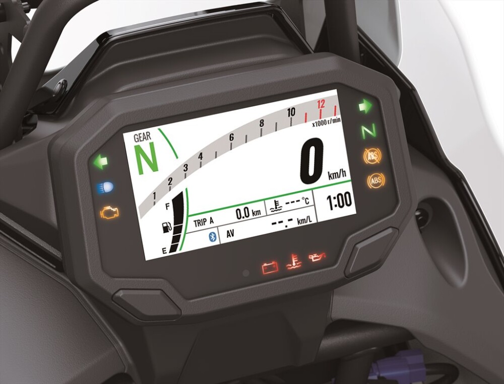 2026 Kawasaki KLE 500 ABS dash