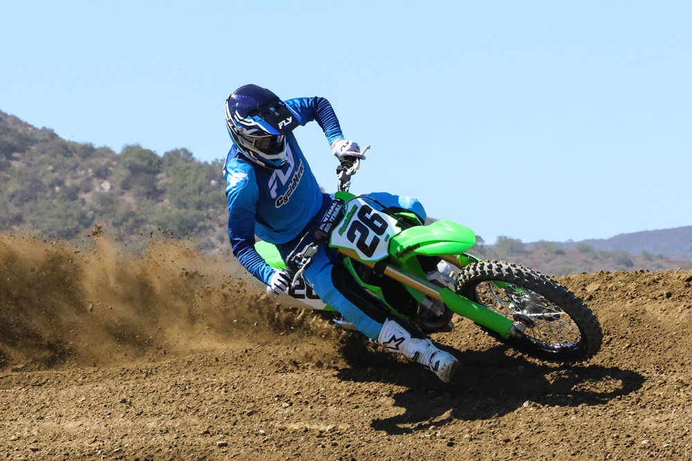 2026 Kawasaki KX450 action 2026 Kawasaki KX450 action