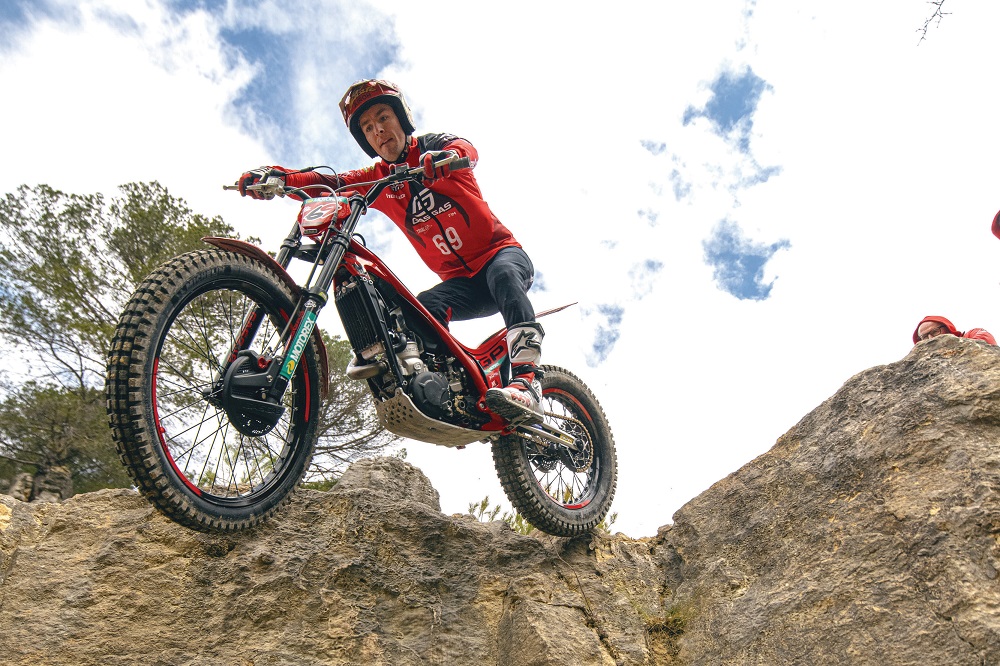 GasGas Trials rider