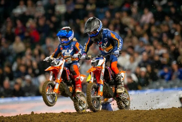 KTM Junior athletes at Anaheim 1 2025