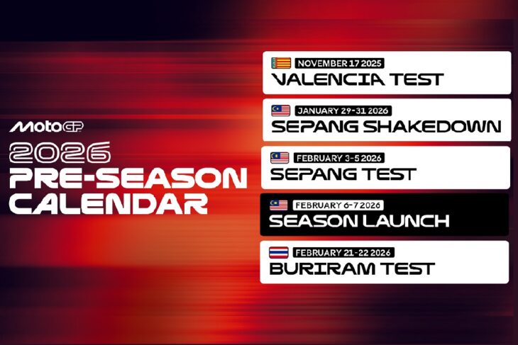 MotoGP 2026 Preseason Dates