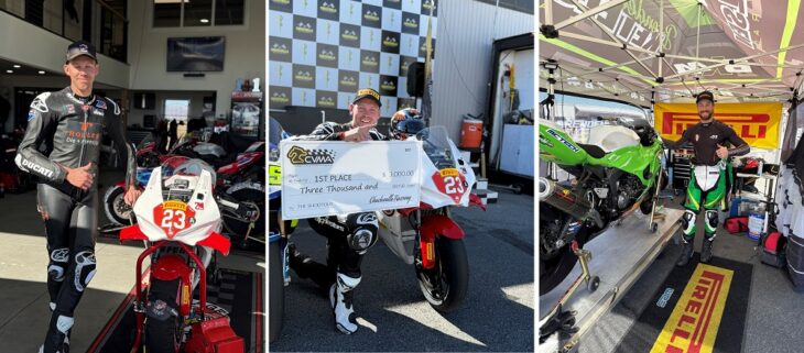 Pirelli racers at Chuckwalla Valley Raceway