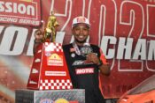 Richard Gadson 2025 NHRA Pro Stock Motorcycle Champion