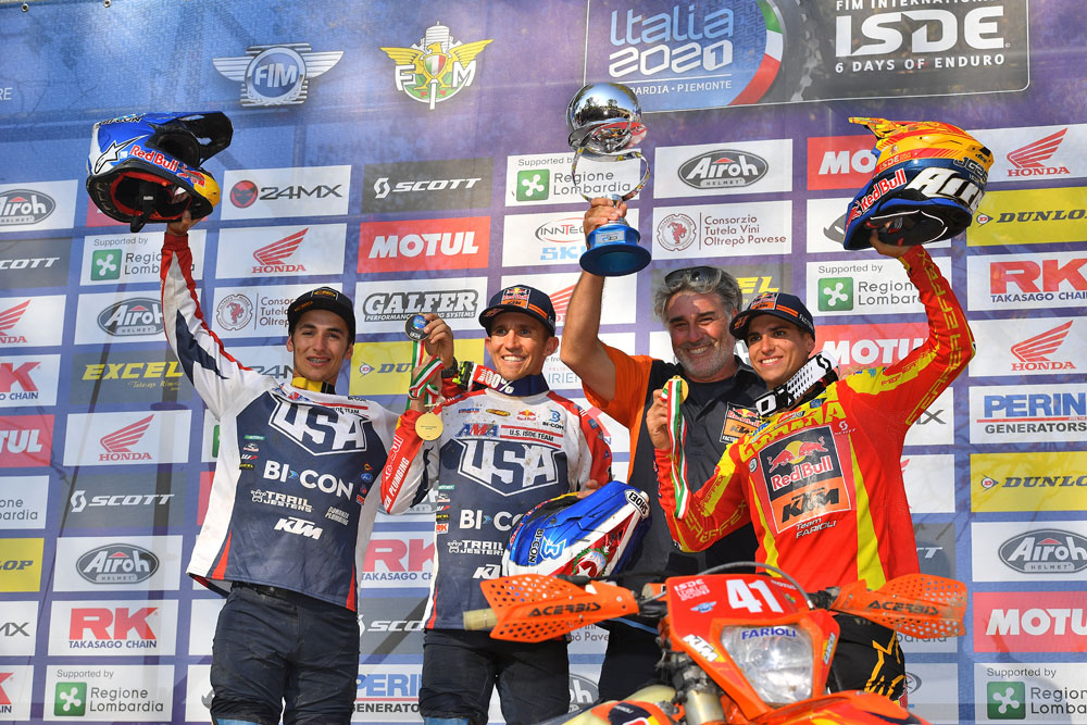 Dante Oliveira 2021 in Italy ISDE Dante Oliveira 2021 in Italy ISDE