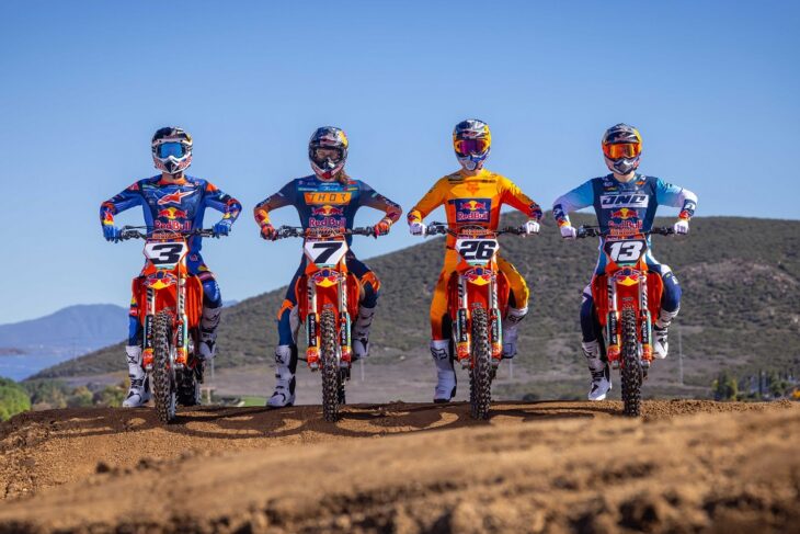 RED BULL KTM FACTORY RACING 2026 SX TEAM SHOOT