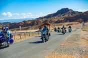 motorcycle riders in USA national park