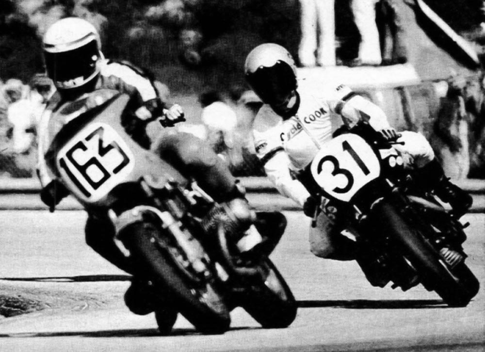 Cook Neilson at Daytona 200 in 1976