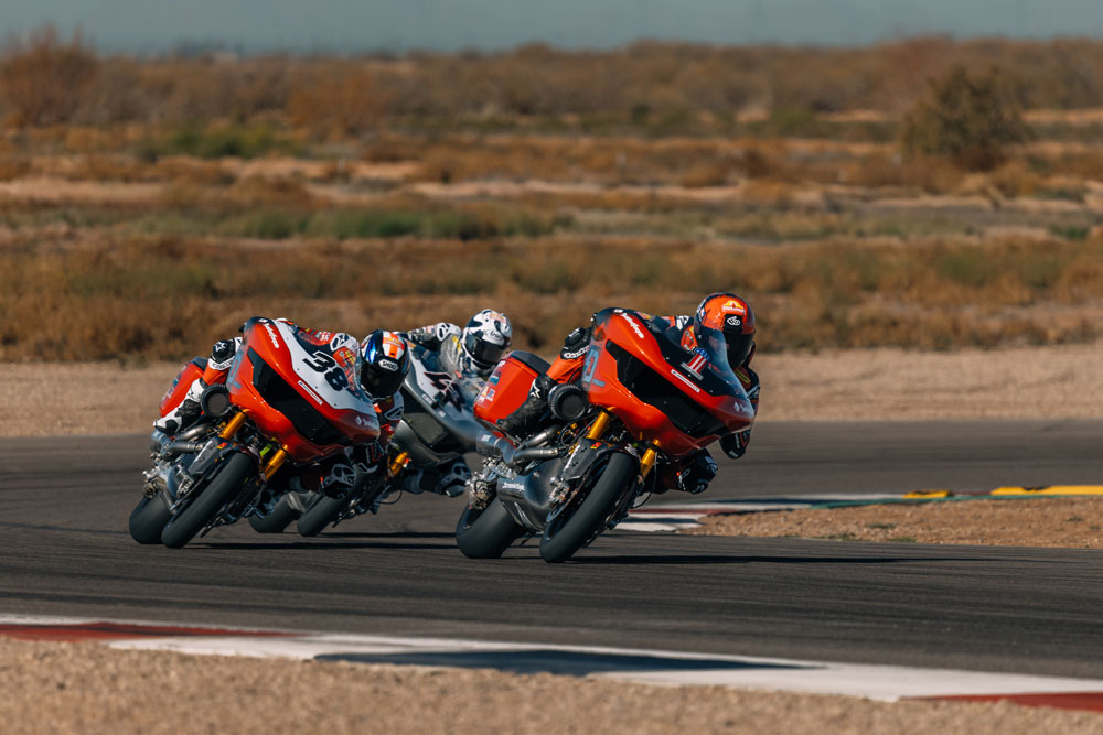 Harley-Davidson X DynoJet Factory Race Team on track