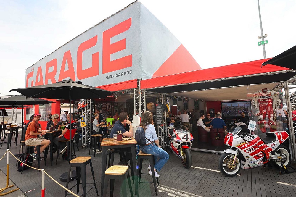 WorldSBK dining in the paddock