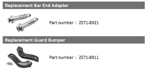 Zeta Racing Pro Armor Handguard Kit accessories